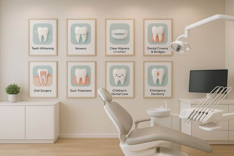 סוגי טיפולי שיניים