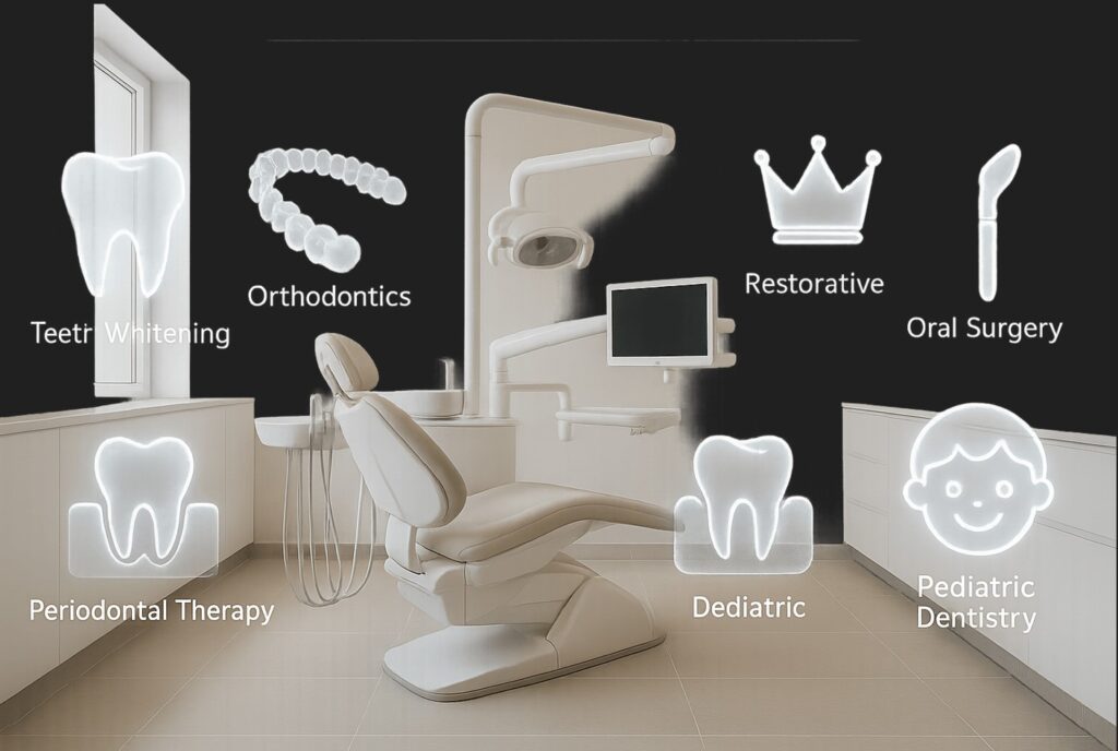 תחת קורת גג אחת לכל טיפולי השיניים מגוון טיפולי השיניים במוריה 100