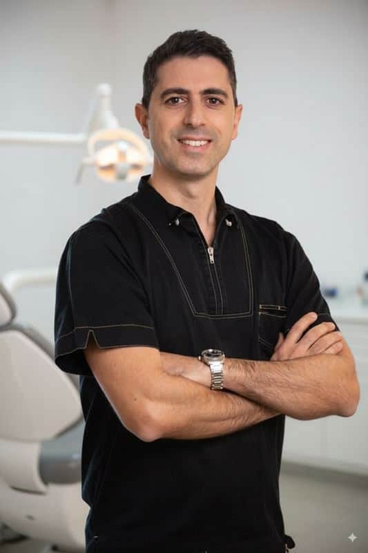 ד״ר אליאס עבסאוי - מומחה להרמות סינוס ושיקום פה רופא שיניים מומחה, ד״ר אליאס עבסאוי, במרפאת מוריה 100
